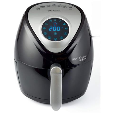 Friggitrice ad Aria Airy Fryer Capacità 2.6 Litri 1300 Watt Colore Nero / Argento