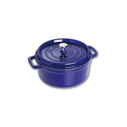 Cocotte in Ghisa con Coperchio Diametro 26 cm Capacità 5 lt Colore Blu Scuro - Linea La Cocotte en oferta