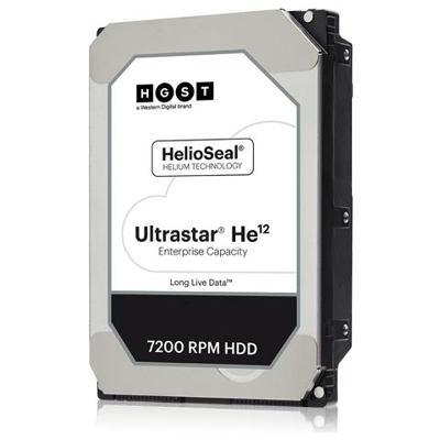 Hard Disk Ultrastar He12 12 TB 3.5'' Interfaccia SAS 12 Gb / s Buffer 256 MB 7200 Rpm