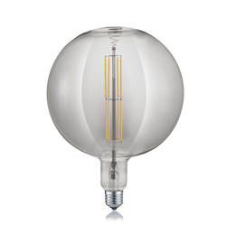 Lampadina LED globe E27 8W 2.700K fumè en oferta