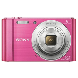 DSC-W810 Rosa Sensore CCD 20Mpx Zoom Ottico 6x Display 2.7'' Filmati HD Ready Stabilizzato características