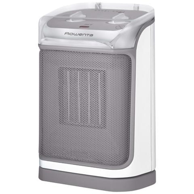 Excel Aqua Safe Termoventilatore Ceramico Potenza 2000 Watt Colore Grigio e Bianco