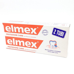 Elmex Dentifricio Sensitive Protezione Carie Formato Bipack 2 Pezzi x 75 ml características