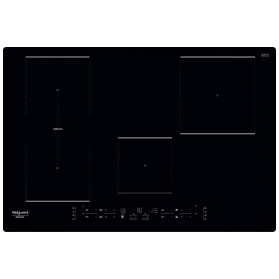 Piano Cottura HB 0577B NE a Induzione 4 Zone Cottura da 77 cm Colore Nero