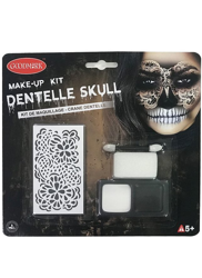 Kit trucco da scheletro in pizzo per donna en oferta