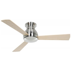 Ventilatore da soffitto Eco Pallas 116 colore cromato con pale acero e faggio en oferta