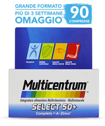 MULTICENTRUM SELECT 90 COMPRESSE en oferta