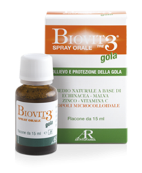 Biovit 3 Gola Spray 1 Flacone 15ml características
