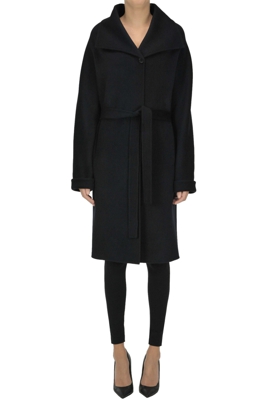 Wool and cashmere coat