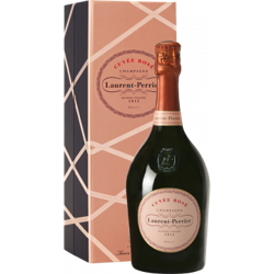 CHAMPAGNE LAURENT PERRIER - BRUT ROSE IN COFANETTO REGALO LUSSO características