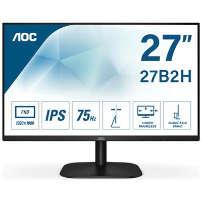 Monitor 27'' LED IPS Basic-line 27B2H 1920x1080 Full HD Tempo di Risposta 7 ms