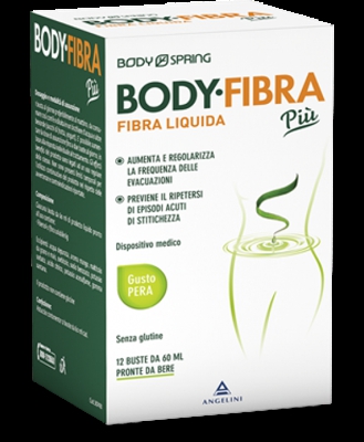 Body Spring Body Fibra Più Gusto Pera 12 Buste Da 60ml