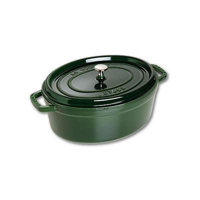 Cocotte in Ghisa con Coperchio Diametro 31 cm Capacità 5.5 lt Colore Verde - Linea La Cocotte