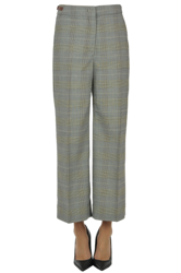 Prince of Wales print trousers características