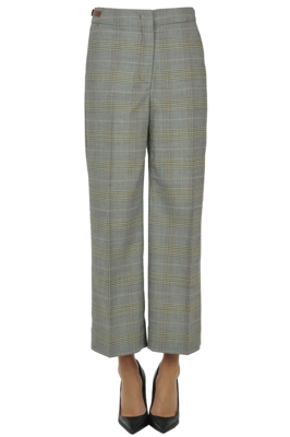 Prince of Wales print trousers