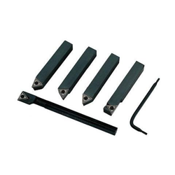 Set Serie Kit 5 Utensili Per Tornio Da 10 Mm Ad Inserto Fervi B007/10 precio