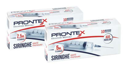SIRINGA PRONTEX 2,5 ML AGO IND 10 PEZZI en oferta