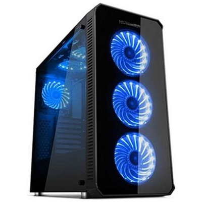 Case Hummer TGX Tower ATX / EATX / ITX / Mini-ATX 2 Porte USB 3.0 Colore Nero (Finestrato)