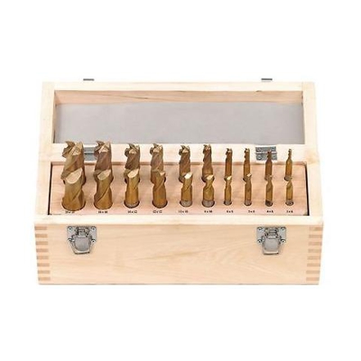 Serie Set 20 Frese A Candela Frontali A 2 E 4 Taglienti Per Fresa Fervi F001/20