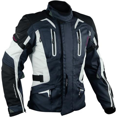 Giacca Moto 3 Strati Termica Impermeabile Sfoderabile Protezioni Ce Blu 3xl