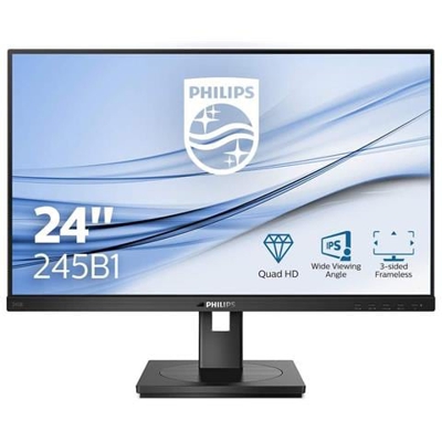 Monitor 23.8'' LED IPS B Line 245B1/00 2560x1440 Quad HD Tempo di Risposta 4 ms