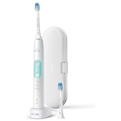 Sonicare Protectiveclean 5100 Spazzolino Elettrico Sonico Hx6857/17 Sensore Di Pressione Integrato 3 Modalità Funzione Brushsync Custodia Da Viaggio en oferta