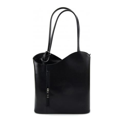 Pochette zaino borsa Hobo in pelle signore borsa nera