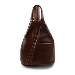Pelle Zaino signore Mens Borsa da viaggio Weekender Sportmarrone Bag en oferta