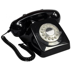 Gpo 746 Rotary Black Phone en oferta
