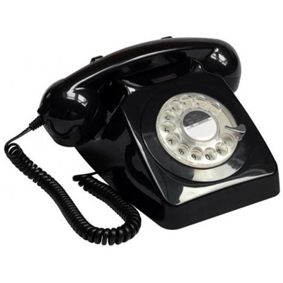 Gpo 746 Rotary Black Phone
