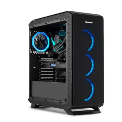 Case NXHUMMERTGF Middle Tower ATX / Micro ATX / Mini-ITX 2 Porte USB 3.0 Colore Nero (Finestrato)