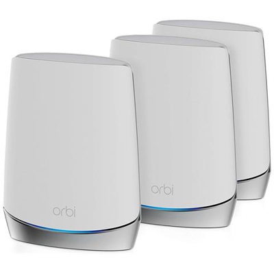 Sistema WiFi 6 Mesh Orbi RBK753, Router + 2 Satelliti, Copertura fino a 525 m2 e fino a 40 Dispositivi, Velocità AX4200 Triband