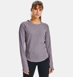 Maglia a manica lunga UA Meridian + Moisture Infuse Crew da donna características