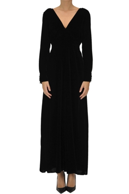 Velvet long dress