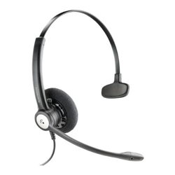 Cuffia Monoaurale con Microfono Nero Filo 30 - 18000 Hz 79180-13 precio