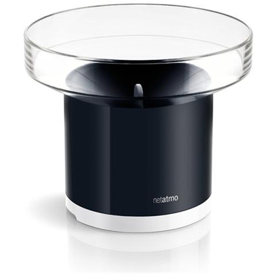 Pluviometro WLAN per la Stazione Meteo Colore Nero