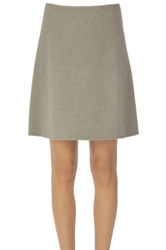 Wool and cashmere mini skirt características