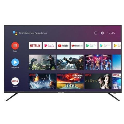TV LED SMART-TECH 55'' Wide SMT55F30UC2M1B1 SMART-TV 4K ANDROID 9.0 DVB-T2 / S2 UHD 3840x2160 BLACK CI+ SLOT HM 3xHDMI 2xUSB Vesa