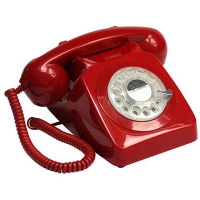 Gpo 746 Rotary Phone Red