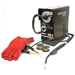 Saldatrice Semi Automatica Mig No Gas Promig 100 Confezione Guanti Di Anti Calore + 2 Bob Filo Imbottito en oferta