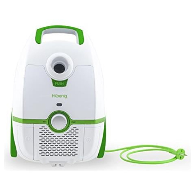 AXO720 Aspirapolvere a Traino con Sacco Potenza 700 Watt Colore Bianco / Verde