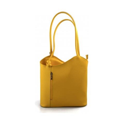 Pochette zaino borsa Hobo in pelle Ladies Handbag Giallo