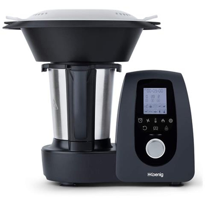 Robot Da Cucina Multifunzione, 1000 W, 15 Programmi Di Cottura, 10 Velocità, 2 Litri Di Capacità. - Rif. Hk8