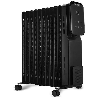 Rd2500d - Radiatore-ad-olio-elettrico, 2500 W, Touch Screen, Timer 24 H, 11 Elementi Convettore, 3 Livelli Di Temperatura, Sistema Di Sicurezza Anti-ribaltamento