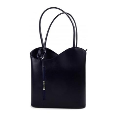 Pochette zaino Hobo Bag Borsa delle signore pelle blu