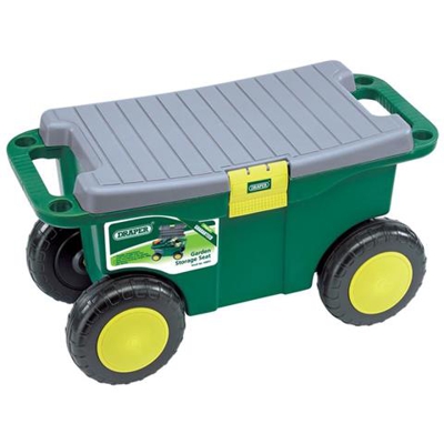 Carrello E Sedile Da Giardino 56x27,2x30,4 Cm Verde 60852