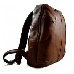 Zaino in pelle Genuine Leathermarrone borsa da viaggio Weekender precio