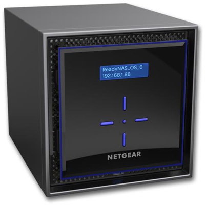 ReadyNAS 424 8 TB 4 Slot Hot Swap 3.5'' / 2.5” 2x Gigabit Ethernet (RJ-45) / 2x USB 3.0 / 1x eSata 2 GB Ram