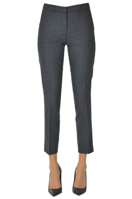 Mini checked print trousers