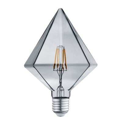 Lampadina LED E27 4W 3.000K Diamant fumè